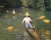 Gustave Caillebotte Racing boat oil painting reproduction